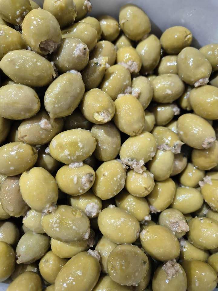 Traditional Maltese Stuffed Olives with Anchovy 