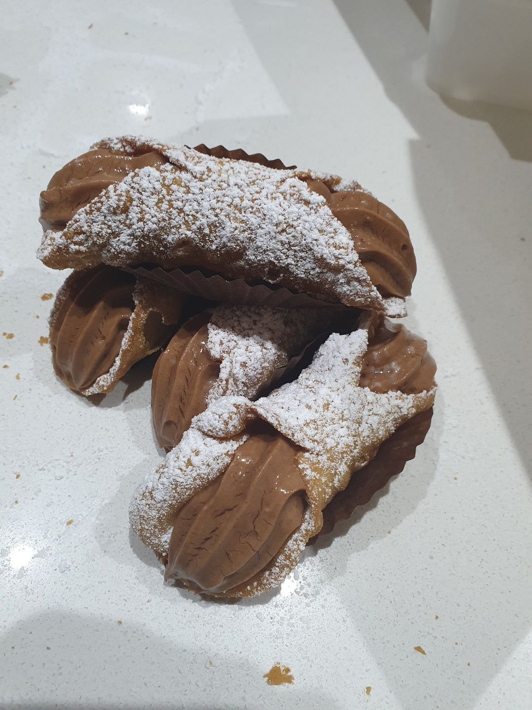 Mini Chocolate Kannoli – Traditional Maltese Sweet Pastry Shells 