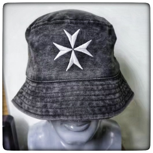 Bucket Hat – Maltese Cross Embroidered | Malta Fashion