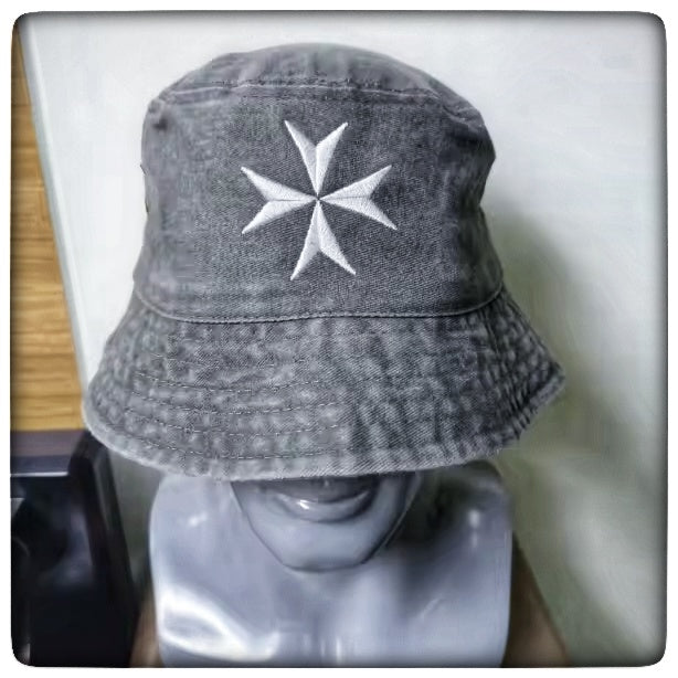 Bucket Hat – Maltese Cross Embroidered | Malta Fashion